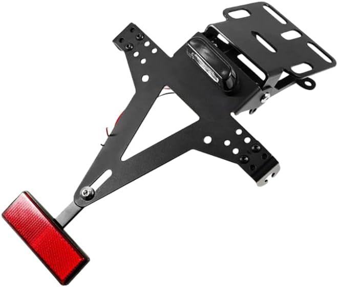 Motorcycle License Number Plate Light Frame Holder Bracket Motorcycle for Honda CB650R CBR650R for Kawasaki Z800 for Yamaha YZF R1 R3