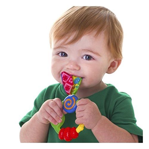 Nuby Wacky Teething Ring, Multicolor