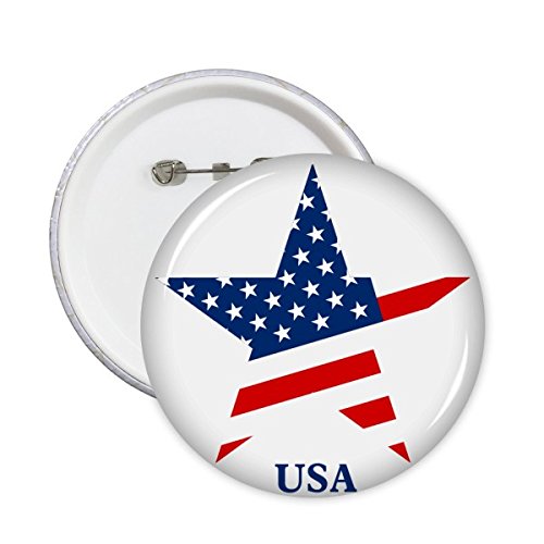 Drapeau Amérique étoile pin badge bouton XXL pour personnaliser vos sacs et vestes