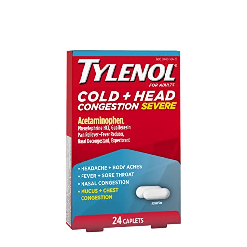 Tylenol I00000398 Cold + Head Congestion Severe Medicine Caplets thumb #7