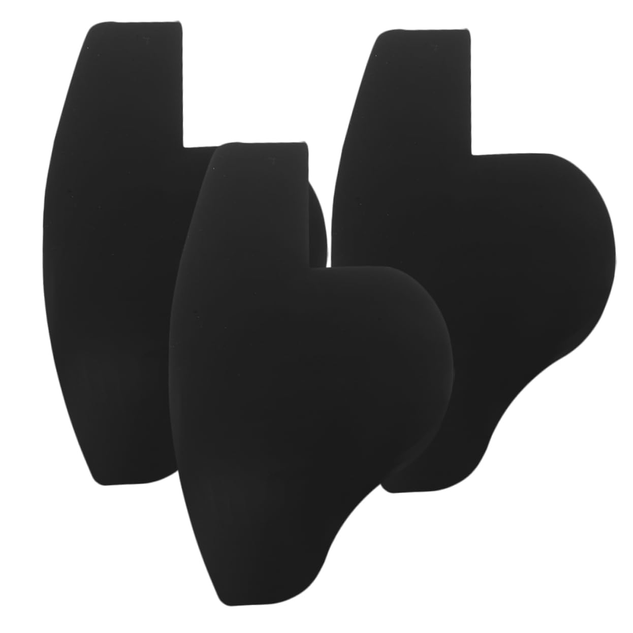 balacoo 3pcs Beard Shaping Template: Beard Lineup Tool Hairline Barber Card Applicator Card Hairline Optimizer Filler Beard Straightener - Beard Styling Tool