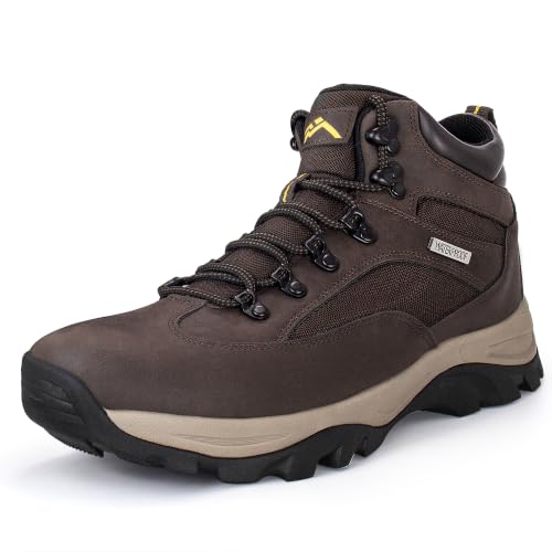 Image of CC-Los Men's Waterproof Hiking Boots Non-Slip Outdoor Walking Ankle Height