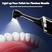 HapyLark Electric Tooth Polisher, Rechargeable Teeth Cleaning Kit with 6 Cleaning Heads, 5 Speed Modes, LED Ligght, USB-C Charger, IPX6 Waterproof, Easy to Use, for Daily Teeth Cleaning at Home
