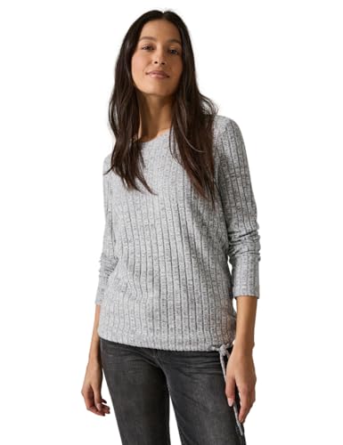 T-Shirt côtelé Femme Cecil EOS avec maille extensible pour un confort doux