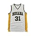 CLZWFZ Adulto 00# 11# 31# 43# Maglia da Basket Unisex Senza Maniche da Basket Tank Top Sport Fodera T-Shirt Tank Top,31# White,L