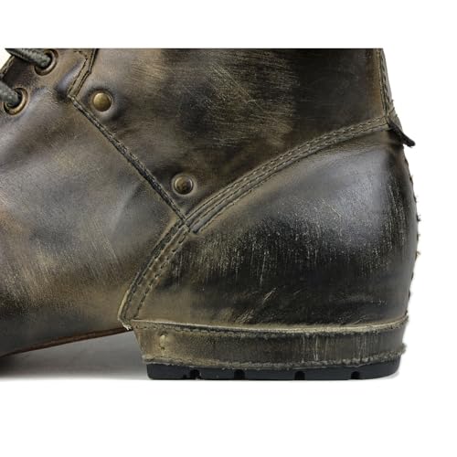Image of Men's Vintage Brown Chukka Boots Lace-up Motorcycle Casual Leather Shoes Ankle Boot for Men Fashion CD-6015-2-Stylish