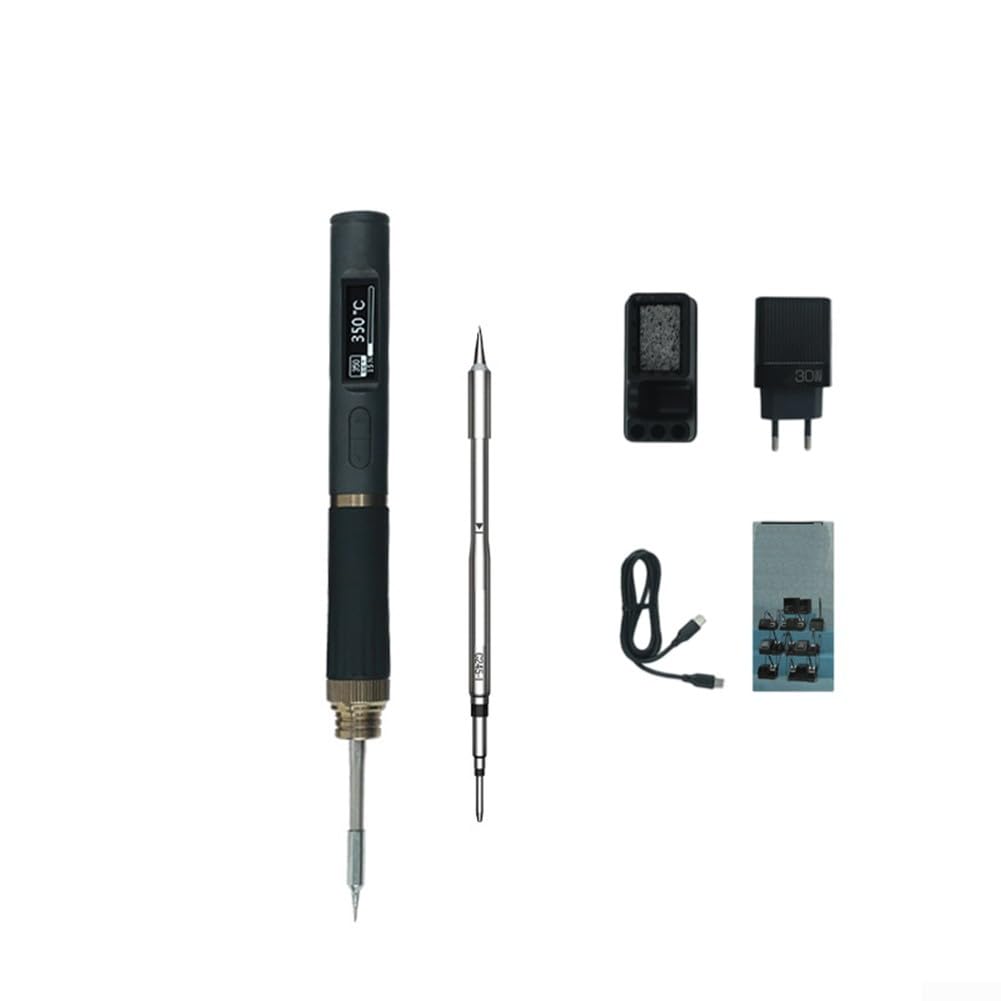 per saldatore a Butano Cordless con Display Digitale Ricaricabile(P24)