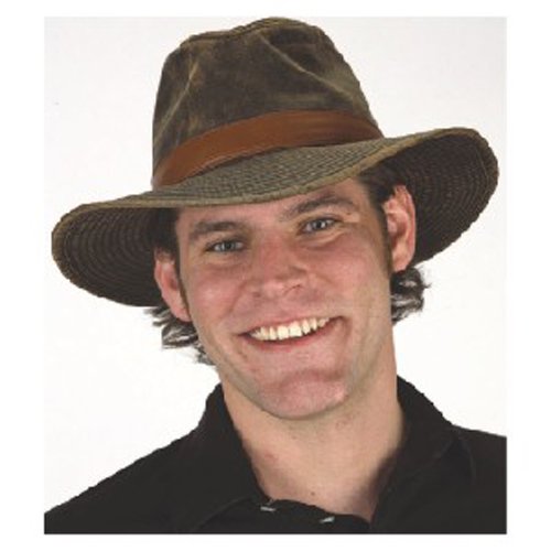 Jacobson Hat Company Faux Leather Safari Hat