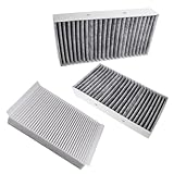 KACEPAR Cabin Engine Air Filter Kit Replaces 1668300318, A1668300218, Activated Carbon Compatible