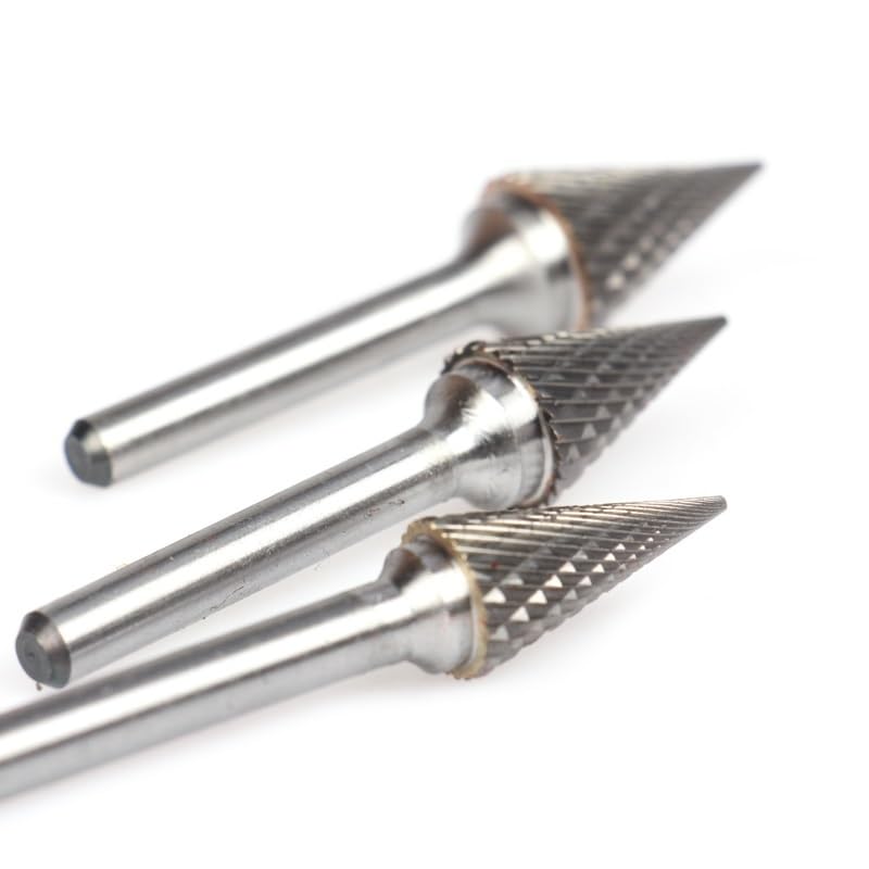 1/6 piezas de brocas de carburo de tungsteno, limas rotativas, cabezales de grabado for tallado de madera, juegos de herramientas manuales for amolar metal.(6Pcs(MX06-MX16))