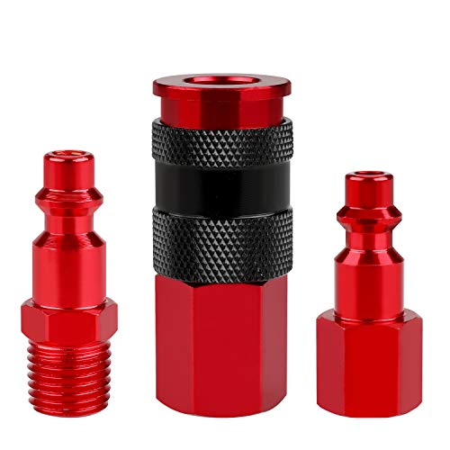 image for WYNNsky 1/4''NPT Air Coupler and Plug Kit, AMT Unviersal Air Coupler w