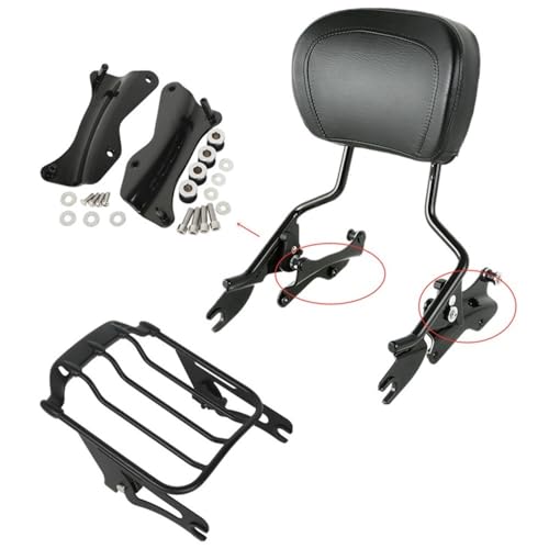 Dossier amovible moto pour s'évader en Road King et Street Glide en duo