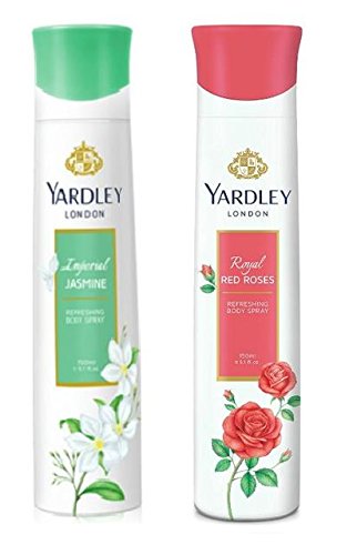 Yardley London Deodorant Spray For Women Jasmine And Red Rose Combo Pack 2 (150 Ml)-picture-32