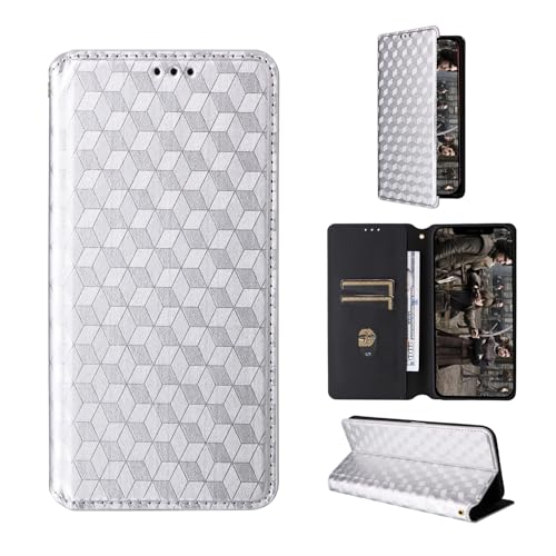 For Sony Xperia 1 VIII �P�[�X �蒠�^ �J�o�[ ���z�^ ��v���� �J�o�[ �ϏՌ� �S�ʕی� �J�[�h���[ ���� �U�[ �J�[�h�|�P�b�g ���� �X�^���h�@�\�t�� �}�O�l�b�g �z (�z���C�g)