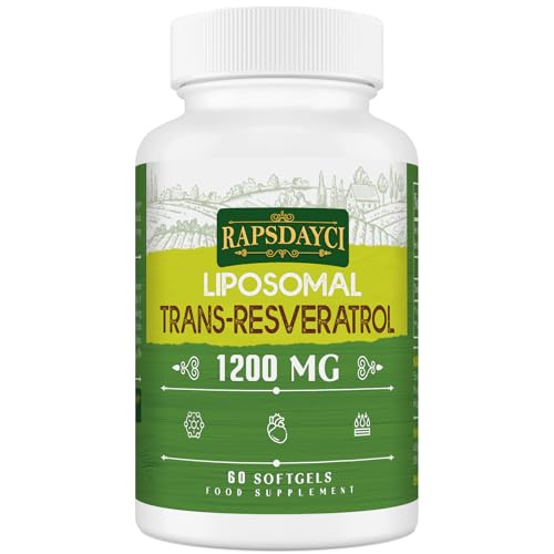 Liposomal Trans-Resveratrol Supplement 60 Softgels