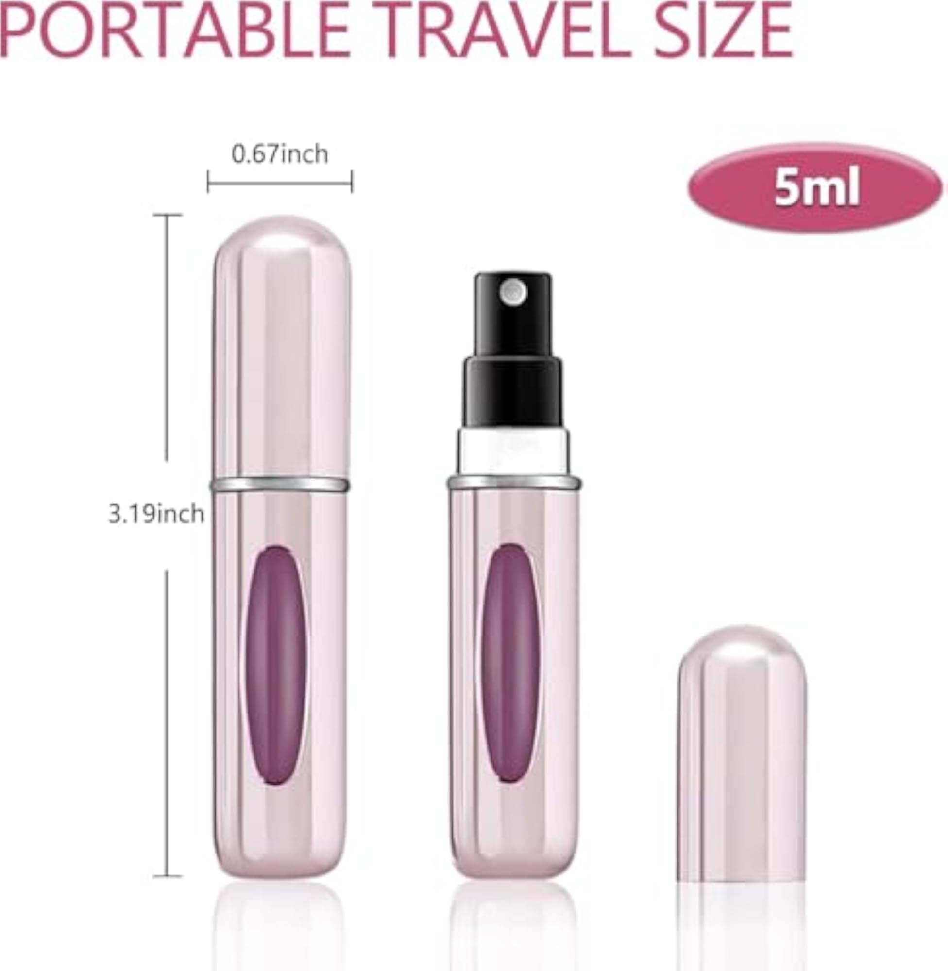 Portable Mini Refillable Perfume Atomizer Spray for Travel