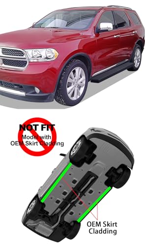 Estribos Tuxtreme 6 pulgadas Negro Mate para Dodge Durango miniatura 2