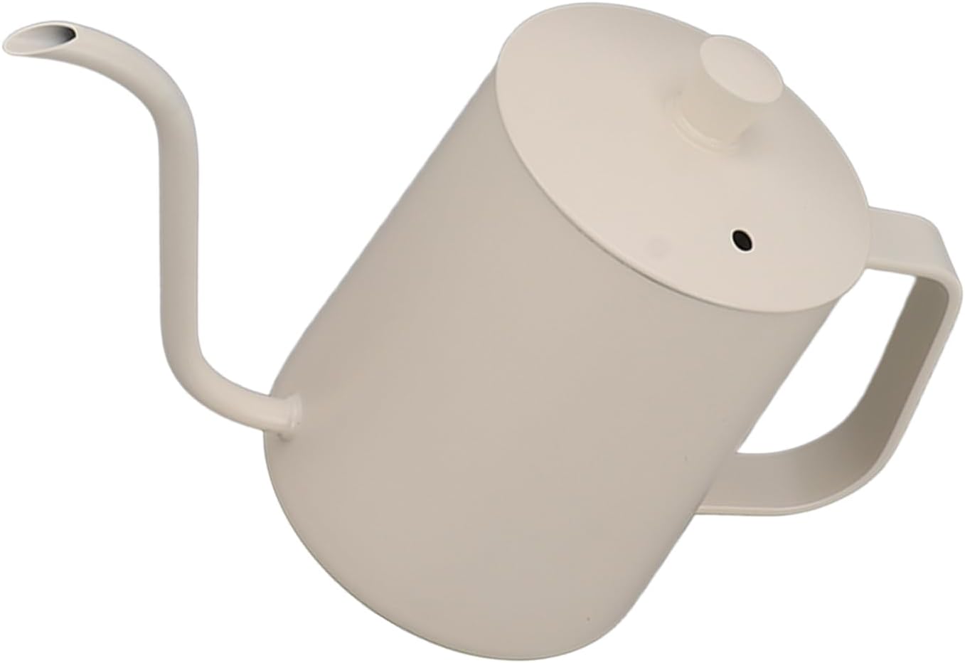 Zopsc Small Pour Over Coffee Kettle, Stainless Steel Gooseneck Spout Kettle, Precisely Control for Drip Coffee Maker (White 600ml)