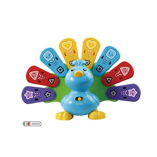 VTech Feathers & Feelings Peacock, Educational Learning Toys for Children, Interactive Musical Toy with Sounds and Phrases, Emotional Development Toy, Ideal for Children Aged 2 to 5