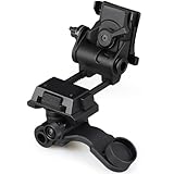 Chestnut-YX NVG Mount Night Vision Goggles PVS 14 J Arm Metal Helmet Mount Rhino Mount L4G24 NVG Full Metal Aluminum Helmet Mount Compatible with All Models of PVS14