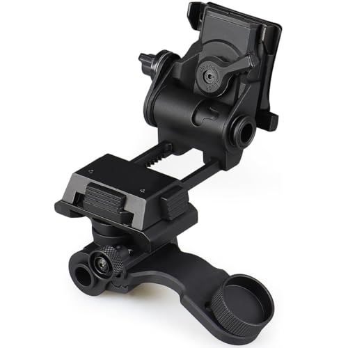 Chestnut-YX NVG Mount Night Vision Goggles PVS 14 J Arm Metal Helmet Mount Rhino Mount L4G24 NVG Full Metal Aluminum Helmet Mount Compatible with All Models of PVS14