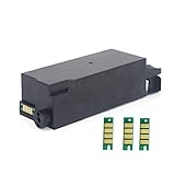  Accessoires d\'imprimante Ic4 Réservoir de Maintenance for RICOH SG400 SG500 SG800 SG1000 SG2010L SG2010N SG2100 SG2100L SG2100N SG3100 SG3100SF SG3100SF SG3100SNW (Color : Tank and Chip)
