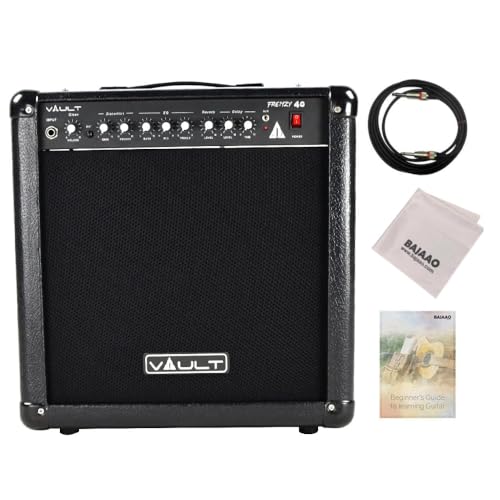 Vault Frenzy 40 Watt Guitar Combo Amplifier with Analog Distortio...