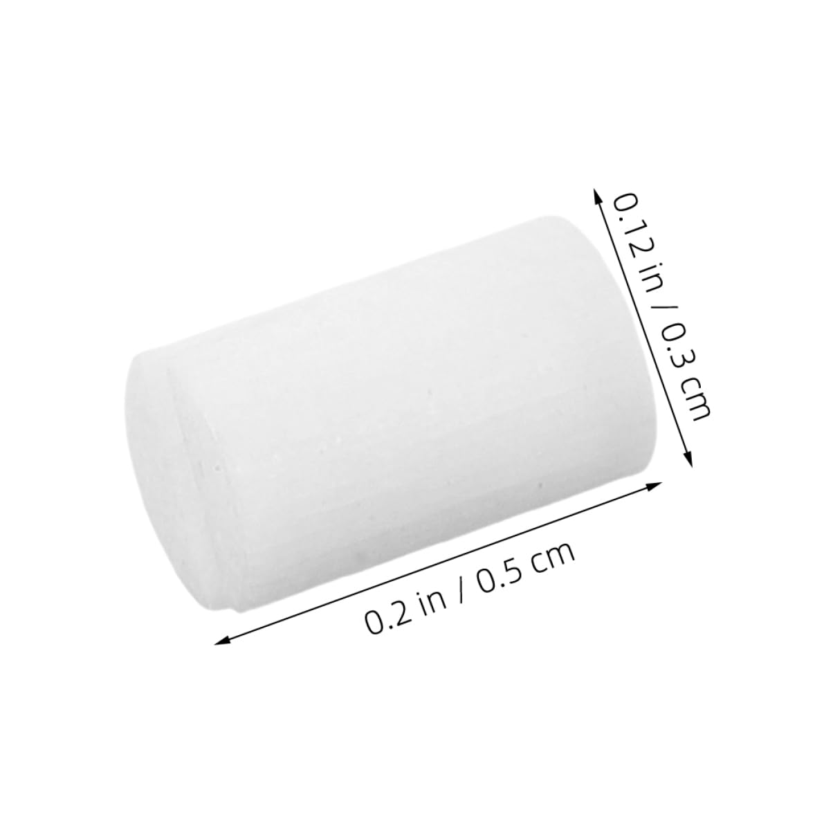 GOOHOCHY Banjo Bone Nut Set 2pcs Real Bone Nuts for Banjo String Instrument Parts