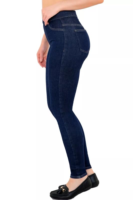 Ex Famous Store Pull On Jeans for Women UK 6-22, High Waisted Jeans Women Stretchy Ladies Jeans Skinny Denim Jeans Women Jeggings for Women UK - Image 3