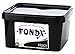 FONDX Rolled Fondant 5 lb - Vanilla Flavor, Black