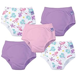 Bambino Mio, trainingsbroekje zindelijkheid, gemixt meisje pegasuspaleis, 2-3 jaar, pakket van 5