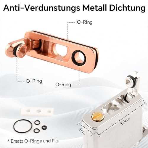 Kit réparation insert Zippo avec mèche, silex et ouate de rechange