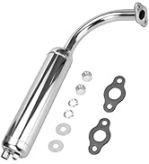 2-Stroke String Trimmer String Trimmers Motorized Exhaust Pipe Muffler Set For 80cc 49cc 60cc 2-Stroke Engines – Fits Push Bikes & Kits 2 Stroke Exhaust Kit - Foto 5