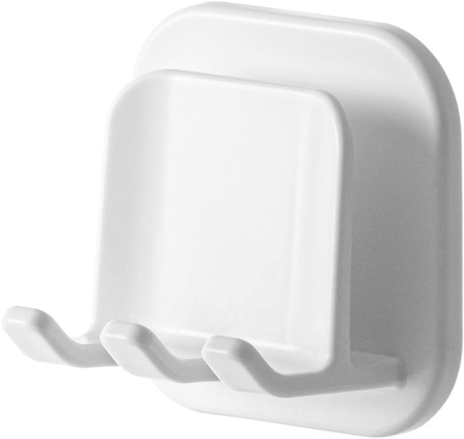 JSEIAJB 5PCS Toothbrush Holder Wall Mounted Bathroom Storage Stand Self-Adhesive Hanging Tooth Brush Rack