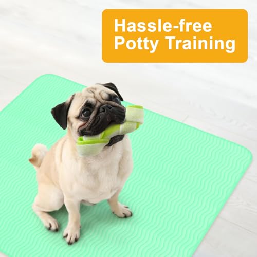 Image of GREEN LIFESTYLE Washable Underpads - Heavy Absorbency Reusable Bedwetting Incontinence Pads for Kids, Adults, Elderly, and Pets for Bed, Sofa, Couch, Floor (Pack of 20 - 34x36)