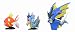 Takaratomy Pokemon XY Monster Collection Mega Evolution 2" Mega Gyarados Action Figure (3-Piece)