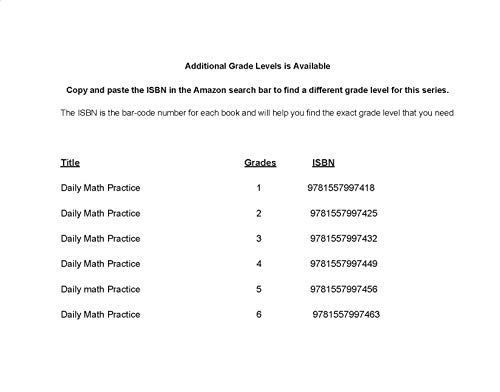 Evan-Moor Daily Math Practice, Grade 5, Homeschool & Classroom Workbook, Multiplication, Division, Decimals, Word Problems, Factors, Geometry, Measurement, Data, Fractions, Reproducible Worksheets #TOP3