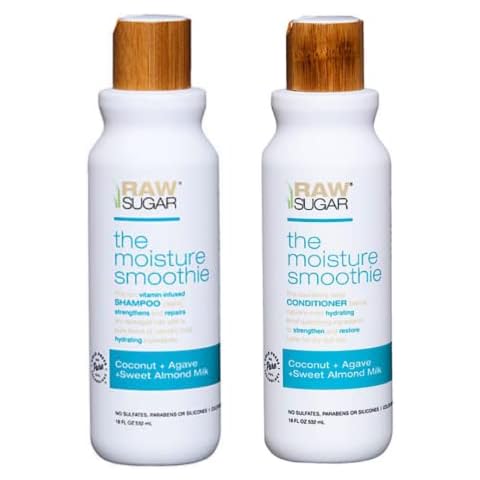 Raw Sugar Coconut + Raw Honey + Sweet Almond Milk Shampoo & Conditioner Set of 2 (Each 18 FL OZ) Cover