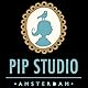 PiP Studio [W] Gästehandtücher Les Fleurs Blue UV UV 30x50 Set a 3