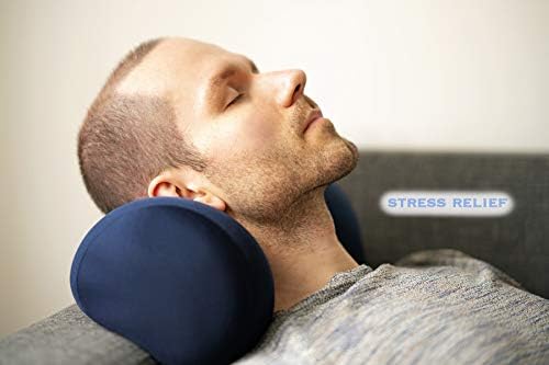 ADEPTNA Extra Soft Microbead Travel Neck Support Pillow Back Head Cushion Micro Bead Stress Relief Beanie Pillow