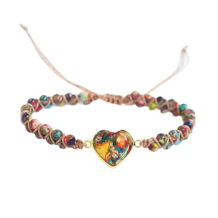 Image of YGLINE Stone Bead Yoga Meditation Bracelet Healing Crystal Double Layer Natural Gemstone Beaded Relax Anxiety Bracelets for Women Men