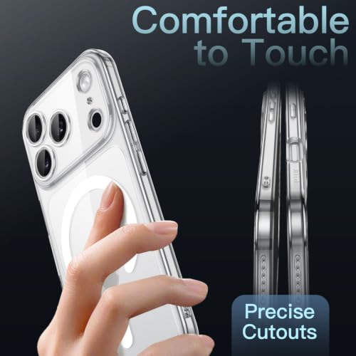 Image of JETech Magnetic Slim Cover Case for iPhone New Pro Max, Clear