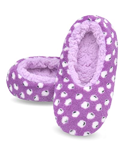 Image of DICUIRD Slipper Socks For Women With Grippers, Fuzzy With Non Slip Bottoms, Cozy Warm Fuzzy Slippers