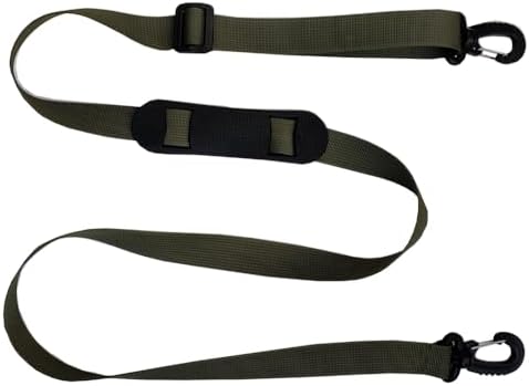 Shoulder Straps Replacement Adjustable Strap for Laptop Case Briefcase Handbag Camera Bag Pet Bag Water Bottle Carrier Sling Bag (Army Green) image 5