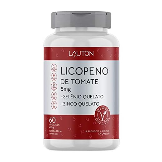 Licopeno de Tomate -60 Cápsulas - Lauton Nutrition, Lauton Nutrition