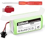 14,4 V 3200 mAh Batería de Repuesto para Conga Excellence 990 950 1090 1790 1990, DEEBOT N79S N79 DN622, Eufy RoboVac 11 11S 30 30C 12 35C, IKOHS NETBOT S14 S15