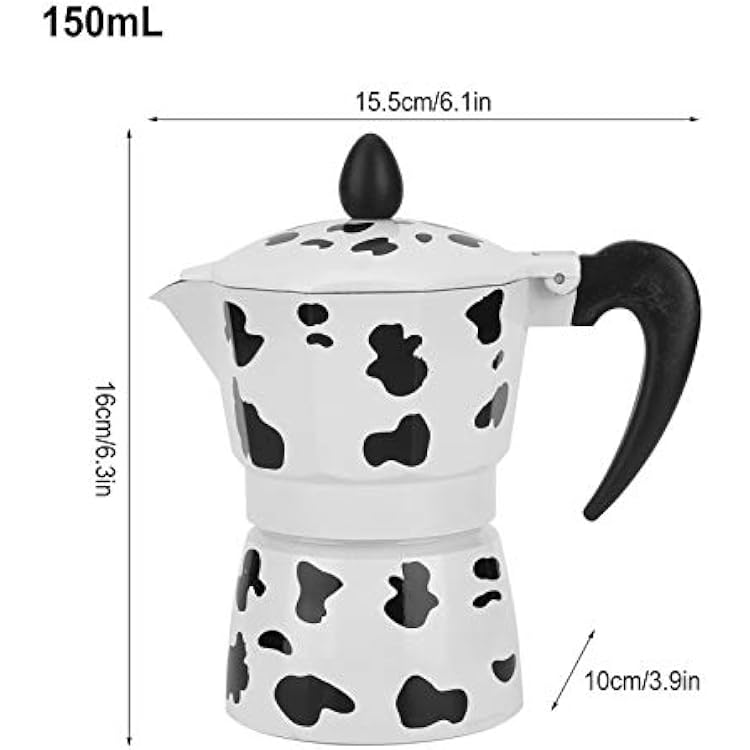 Moka Pot, Aluminium Stovetop Espresso Maker Italian Coffee Maker Coffee Pot Stovetop Espresso Maker Camping Espresso Maker Manual