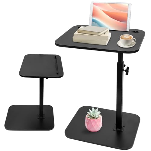 MIUUIPI Beistelltisch C Form, 360° Rotierbarer und...