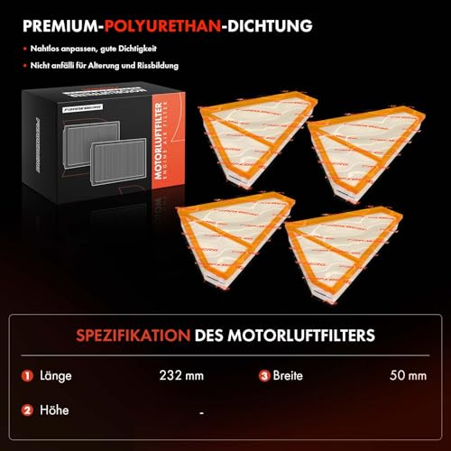 Filtro de aire de recambio EX539601AA para Frankberg X152 4