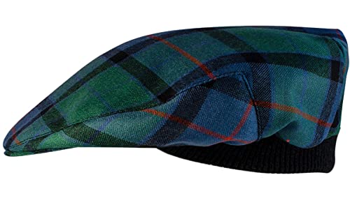 Casquette plate tartan flower Scotland unisexe avec bandeau élastique ajustable souple